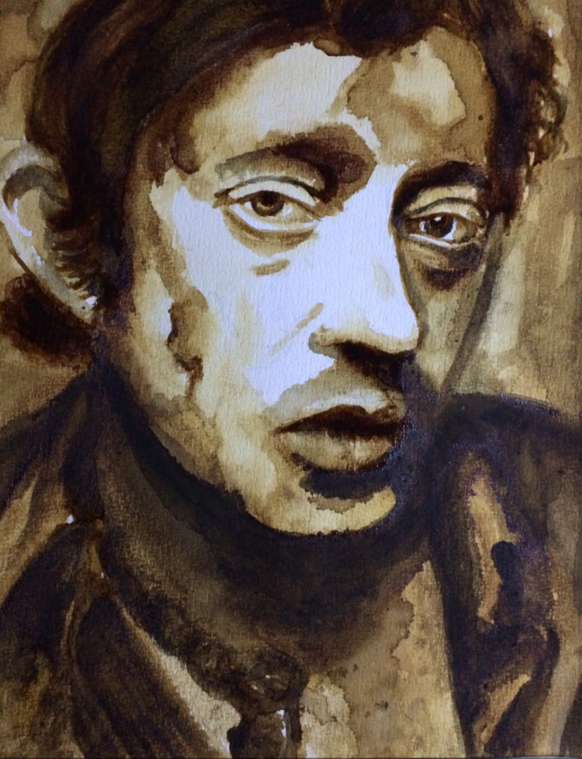 Dessin Serge Gainsbourg de Kemyart