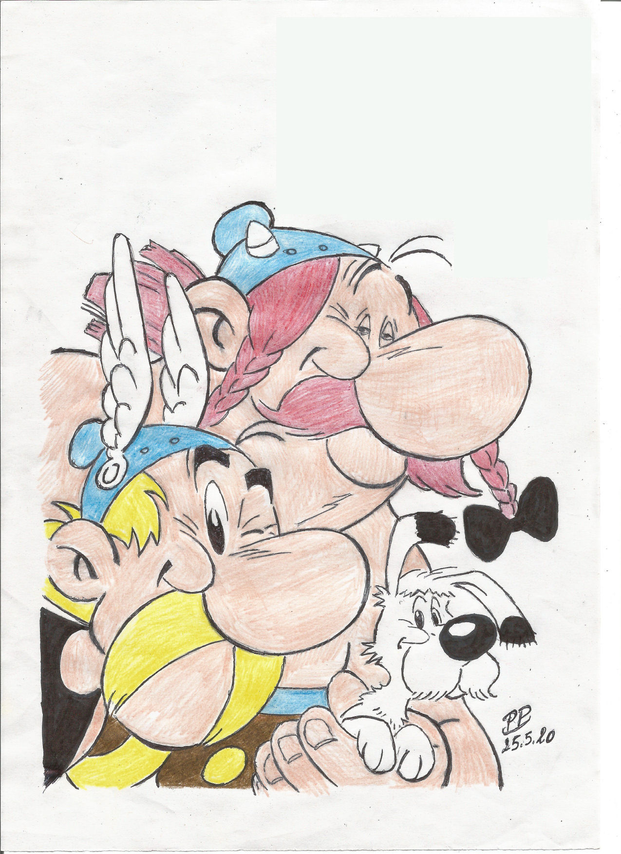 Dessin Asterix de Patoux