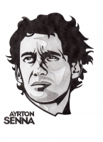 Dessin Ayrton Senna de Adrien72140
